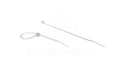 Opaska kablowa 2.5mm 100mm biała OZN 25-100 25.15 /100szt./