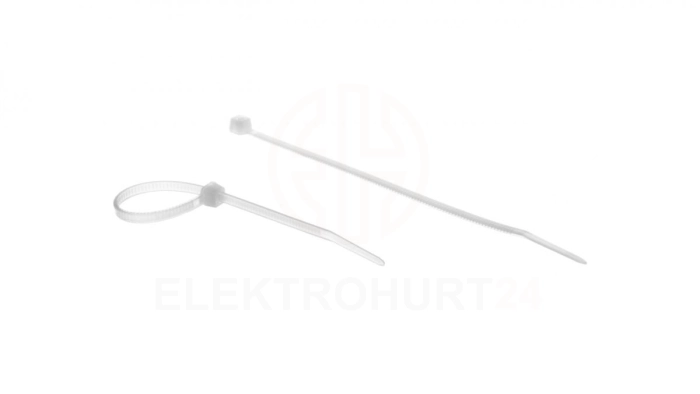 Opaska kablowa 2.5mm 100mm biała OZN 25-100 25.15 /100szt./