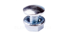 Śruba z łbem grzybkowym + nakrętka ząbkowana SGKM6x10 /100szt./ 651041