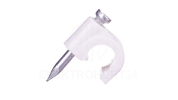 Uchwyt kablowy okrągły fi 6mm FLOP 6 27.06 /100szt./