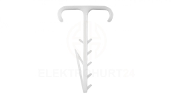 Uchwyt szybkiego montażu płaski USMP-2 bis YDYp 2 x (2x2,5mm 3x1,5mm 3x1,0mm) 16.7 /100szt./