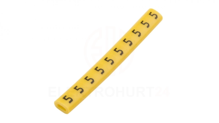Oznacznik przewodów OZ-0/5 żółty E04ZP-01020100600 (100szt.)