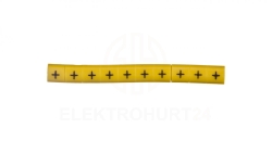 Oznacznik przewodów OZ-0/+ żółty E04ZP-01020105000 /100szt./
