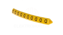 Oznacznik przewodów OZ-1/Q żółty E04ZP-01020203900 /100szt./