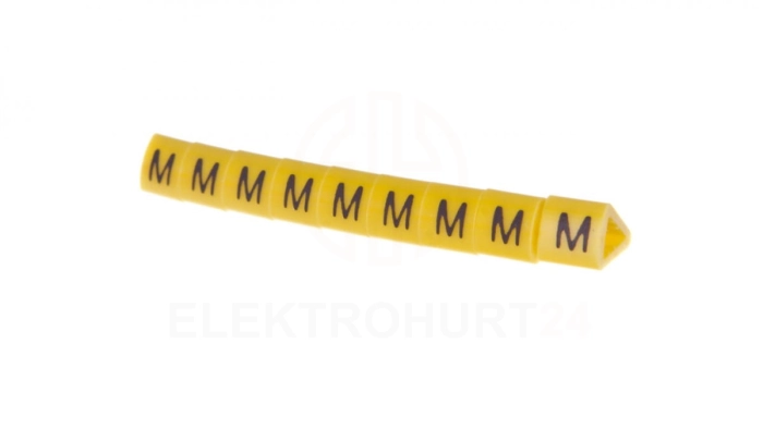 Oznacznik przewodów OZ-1/M żółty E04ZP-01020203500 /100szt./