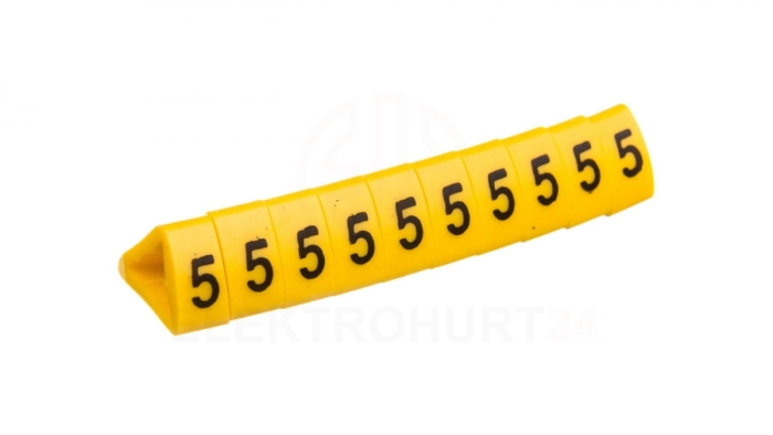 Oznacznik przewodów OZ-3/5 żółty E04ZP-01020500600 /100szt./