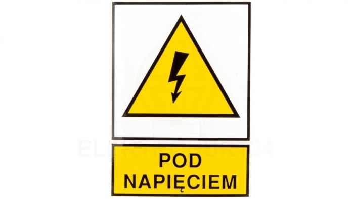 Tabliczka /znak ostrzegawczy/ TZO 148X210S PODNAP. E04TZ-01011140800 /10szt./