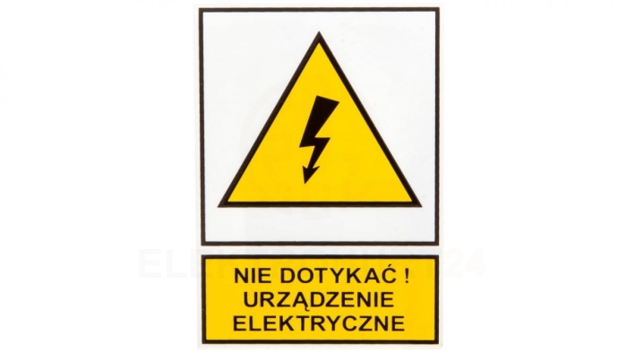 Tabliczka /znak ostrzegawczy/ TZO 74x105P E04TZ-01012120100 /10szt./