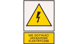 Tabliczka /znak ostrzegawczy/ TZO 148X210S /N.D.U.E./ E04TZ-01011140100 /10szt./