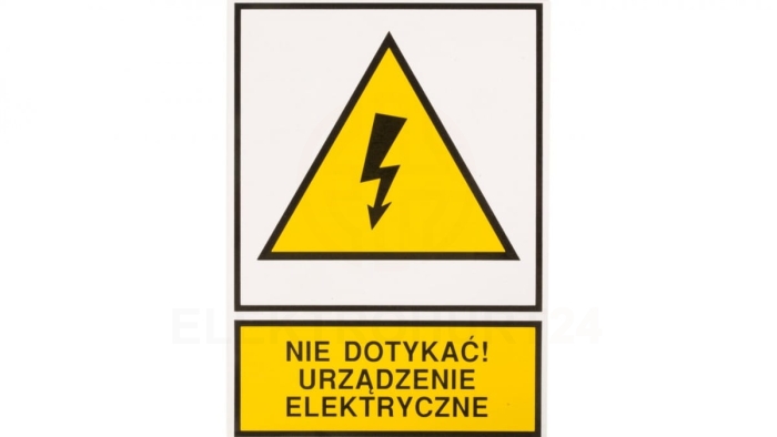 Tabliczka /znak ostrzegawczy/ TZO 148X210S /N.D.U.E./ E04TZ-01011140100 /10szt./