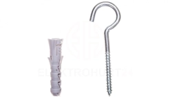 Kołek rozporowy z hakiem sufitowym Koelner FIX-06S 6 x 30 mm /200 szt./