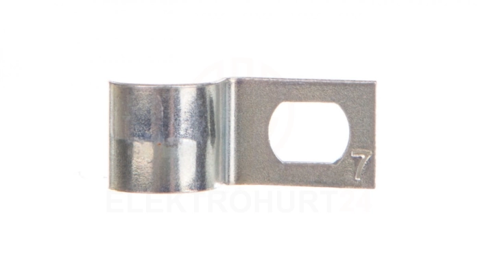 Uchwyt metalowy do rur i kabli 7mm 604 7 G 1003070 /100szt./