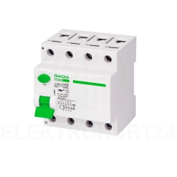 Wyłącznik różnicowoprądowy 6kA 4P 63A 30mA typ AC