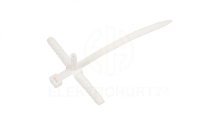 Uchwyt paskowy szybkiego montażu z kołkiem 140mm biały USMPK-10 10mm /50szt./