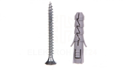 Kołek rozporowy Rawlplug FIX-08+550 8 x 40 mm z wkrętem 5,0 x 50 mm (200 szt.) – do mocowania lekkich instalacji