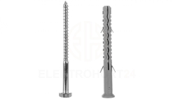 Kołek fi 10x100mm z długą płaszczyzną podziału z wkrętem sześciokątnym KD-10100 /25szt./