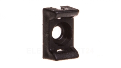 Podstawka montażowa do opasek 8,5x13,8mm czarna PMP-03-3-UV-100 25.233 /100szt./