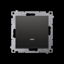 Simon 54 Przycisk pojedynczy zwierny z podświetlen