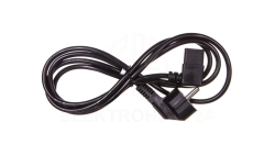 Kabel zasilający kątowy Schuko (type F, CEE 7/7) - C13 2m 50080