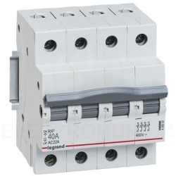Rozłącznik izolacyjny RX3 40A 4P 419330