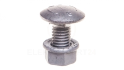 Śruba z łbem grzybkowym z nakrętką kołnierzową ząbkowaną SGKFM10x20 651641 /100szt./