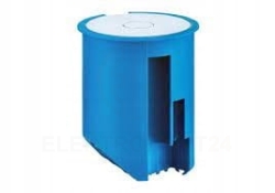 Puszka podtynkowa kinkietowa 35mm niebieska