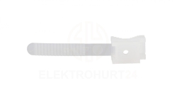 Uchwyt paskowy UP-22, biały, 25szt. / H.7202A /