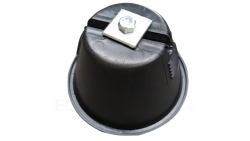 Uchwyt betonowy w tworzywie podpora dachowa tras kalbowych H=80 L=70 KMPT7