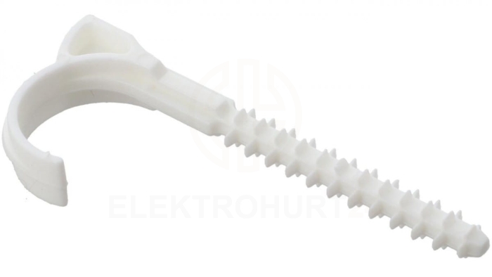 Uchwyt kablowy szybkiego montażu hakowy rury i przewody fi 24-28mm USMH - 25 /25szt./ 15.5