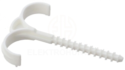 Uchwyt kablowy szybkiego montażu hakowy rury i przewody fi 24-28 mm USMH-25 BIS /25szt./ 15.6