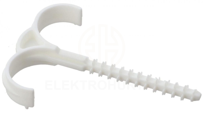 Uchwyt kablowy szybkiego montażu hakowy rury i przewody fi 24-28 mm USMH-25 BIS /25szt./ 15.6