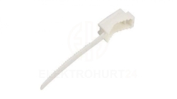 Uchwyt paskowy 21mm 60mm UP-50 biały 12.3 /10szt./