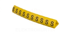 Oznacznik przewodów OZ-2/S żółty E04ZP-01020403100 /100szt./