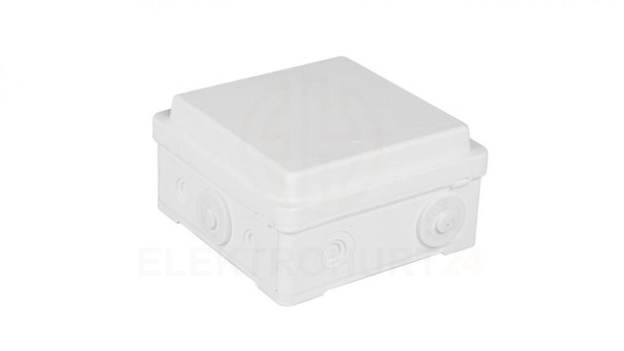 Puszka naścienna przyłączeniowa 100x52x100 mm, z 4 dławnicami, IP54, odporna na UV, NPP100 biała 35380006