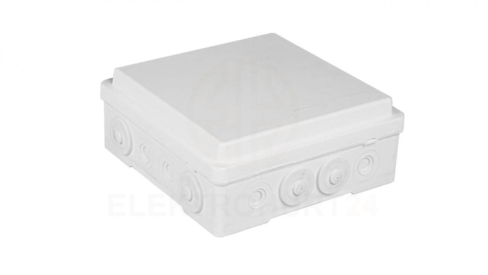 Puszka naścienna przyłączeniowa 130x52x130 mm, z 4 dławnicami, IP54, odporna na UV, NPP130 biała 35390006