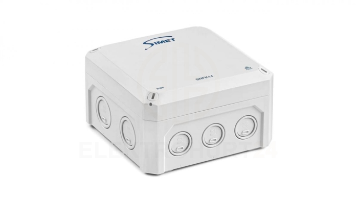 Puszka naścienna 140x140x81mm IP66 szara SNFK14 83170002