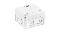 Puszka naścienna 85x85x54mm IP66 z membranami biała SNFK08 83168006