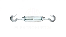 Śruba rzymska hak-hak 320-430mm M 16 ocynkowana 34.6 OC /93400601/