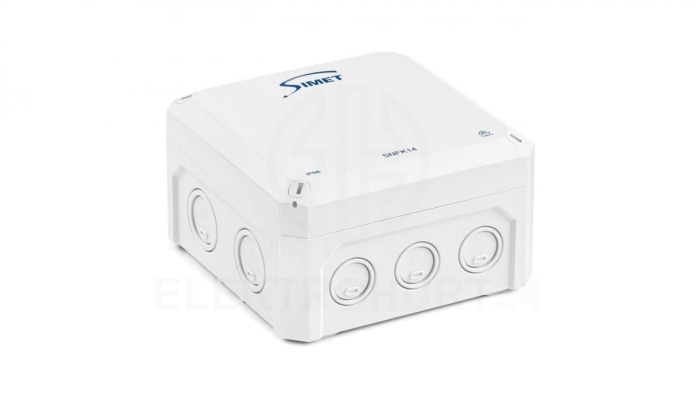 Puszka naścienna 140x140x81mm IP66 biała SNFK14 83170006