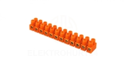 Listwa zaciskowa 12-torowa 10,0mm2 pomarańczowy 34579