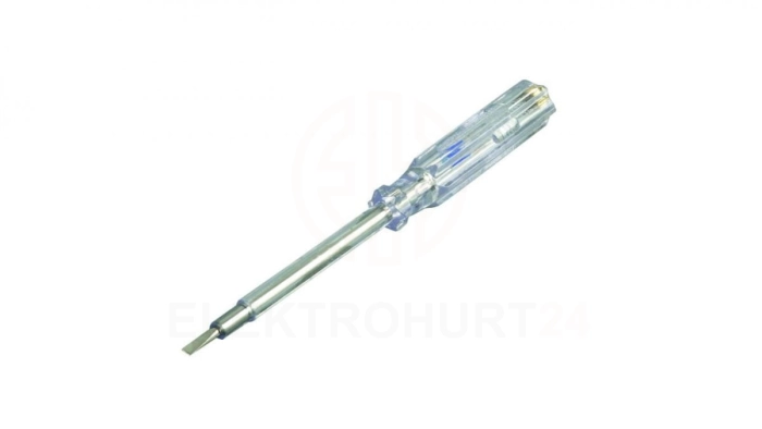 Próbnik napięcia 19cm, transparentny 100-250V 19313