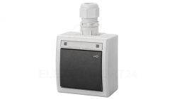AQUANT 2K łącznik natynkowy zwierny klucz IP65 szary 5007-65