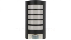 Oprawa elewacyjna z czujnikiem ruchu i zmierzchu STEINEL L12 S PIR max. 60W E27 IP44 230V antracyt / aluminium ST657819