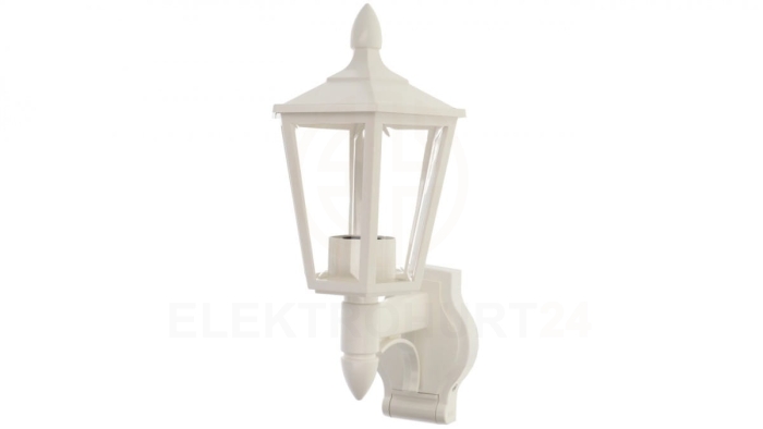 Oprawa elewacyjna, kinkiet L 15 M 60W E27 IP44 tworzywo sztuczne biała 069186