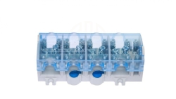 Odgałęźnik instalacyjny 4P OBL 25/10-4 4x25mm2/10x10mm2 szary-niebieski A13-6048