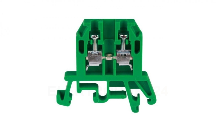 Złączka szynowa przelotowa 2-przewodowa 2,5mm2 zielony ZUG-G2,5 A11-0075