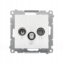 Simon 55 GNIAZDO ANTENOWE R-TV-SAT końcowe TASK.01/111