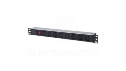 Listwa zasilająca Rack 1U 110-250V/16A 8X C13 kabel 2M 163620