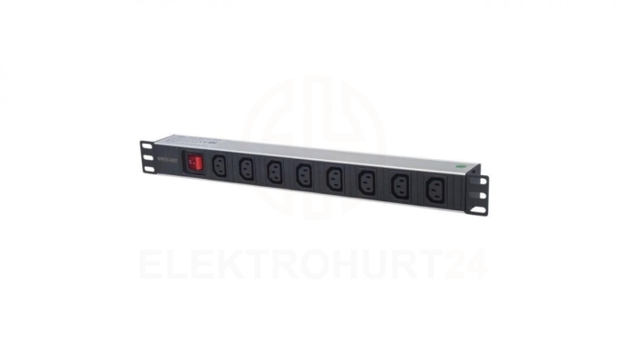 Listwa zasilająca Rack 1U 110-250V/16A 8X C13 kabel 2M 163620