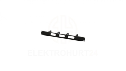 Organizer kabli 1U do szaf rack 19, 4x48mm, czarny